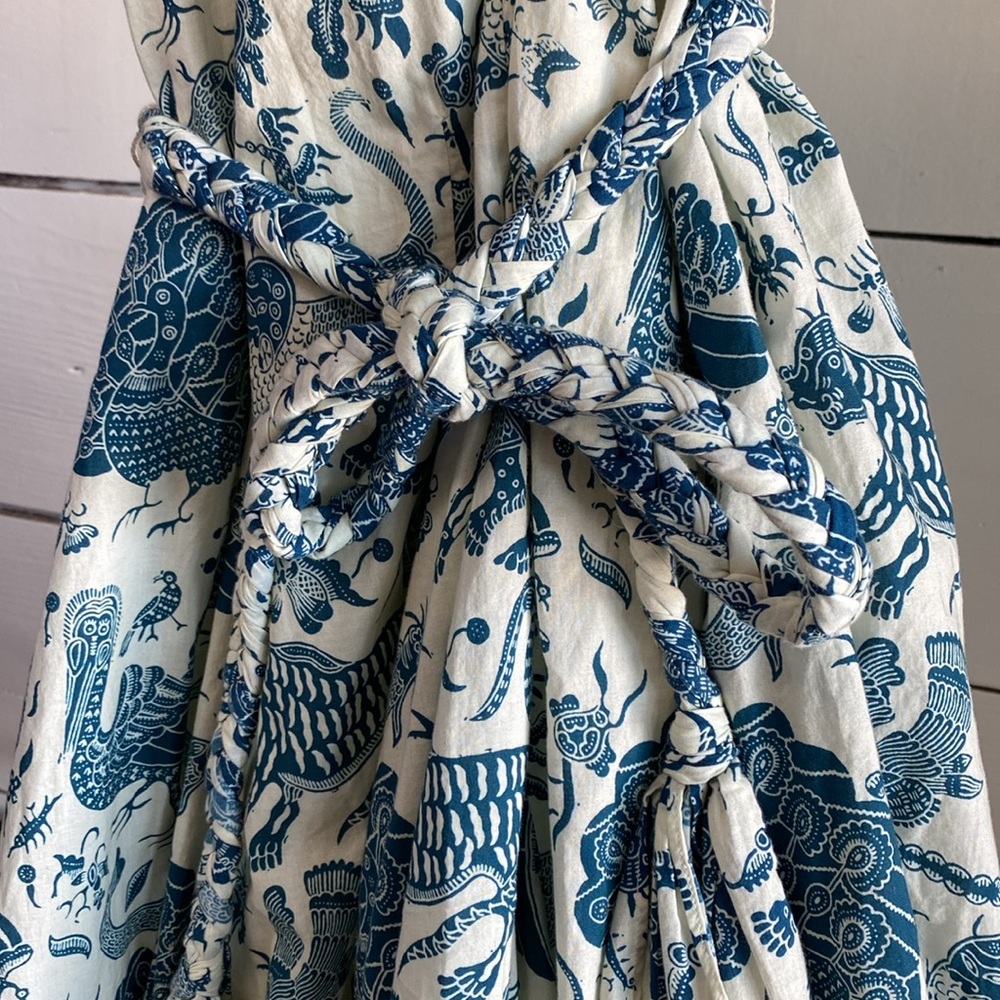Cream, Bird Pattern - Picture 3 of 3